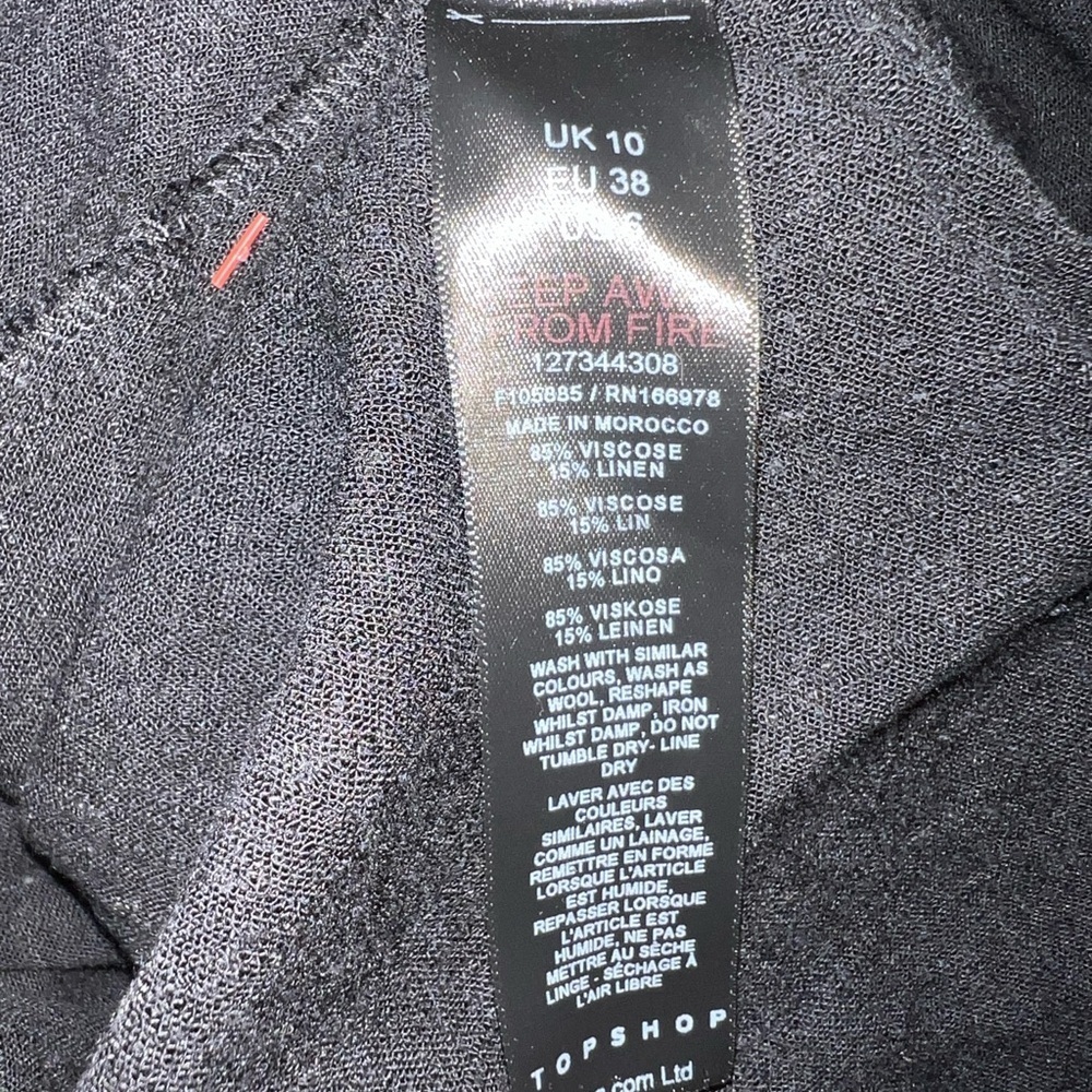 Topshop Linen Blend Romper - Picture 5 of 5